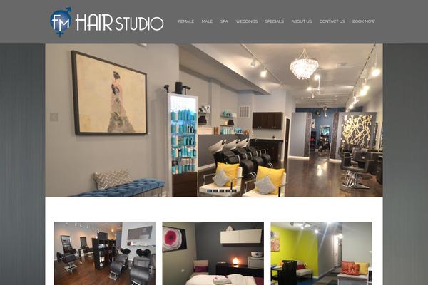 Hathor theme site design template sample