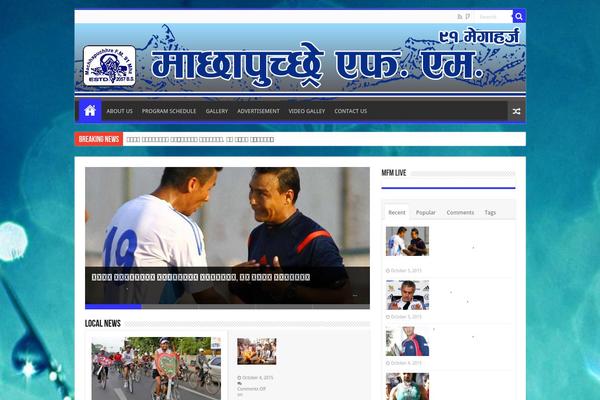Sahifa theme site design template sample