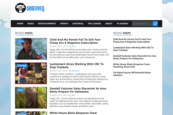Today theme site design template sample