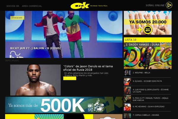 Bold theme site design template sample
