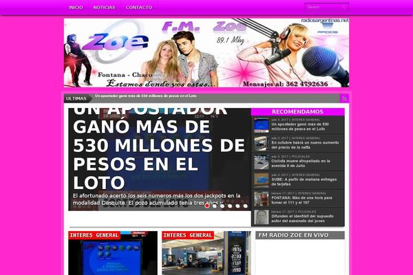 Site using Tiempo.com plugin