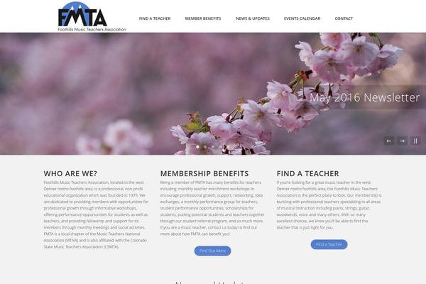 Pinboard Child theme site design template sample