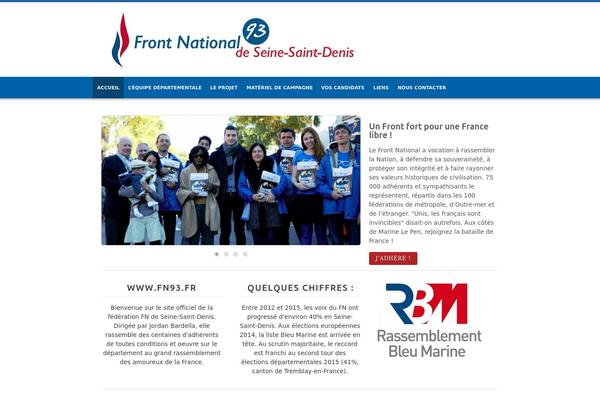 Campaign theme site design template sample