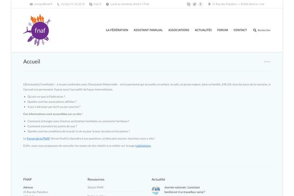The7 theme site design template sample
