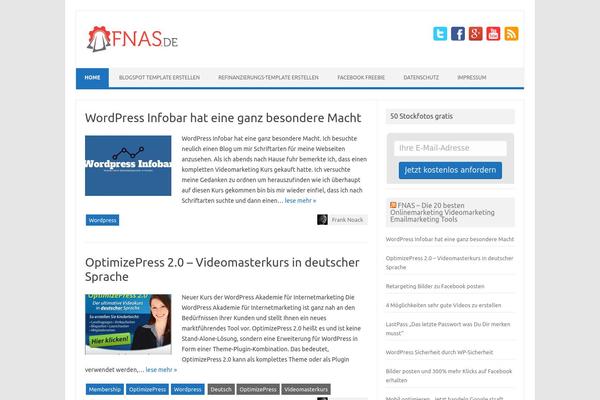 Iconic One Pro theme site design template sample