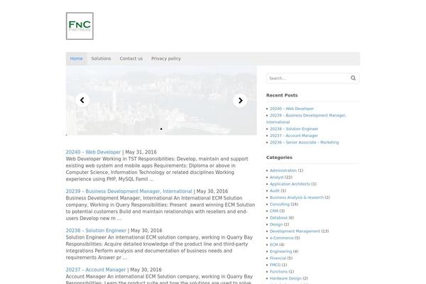 Canvas theme site design template sample