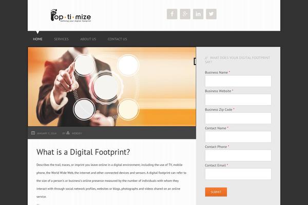 Streamline Pro theme site design template sample