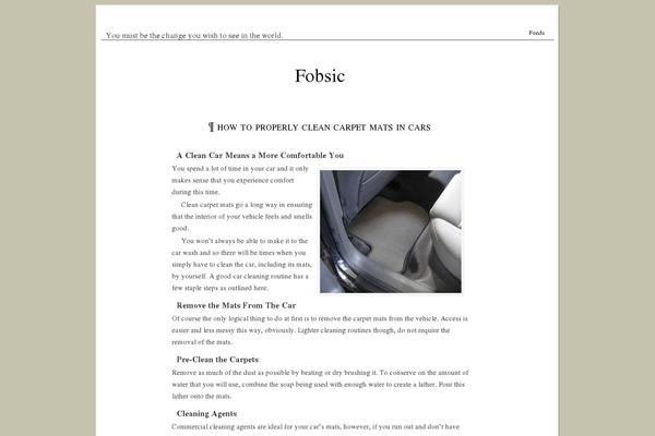Doc theme site design template sample