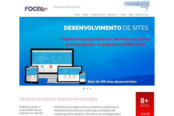 Vantage theme site design template sample