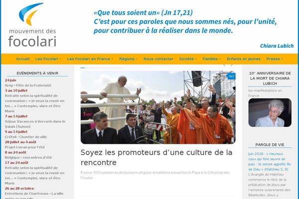 Site using Really Simple Share plugin