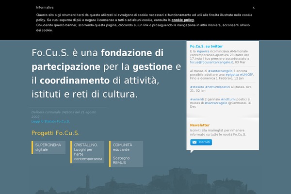 Focus theme site design template sample