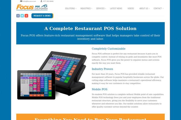 Maestro theme site design template sample