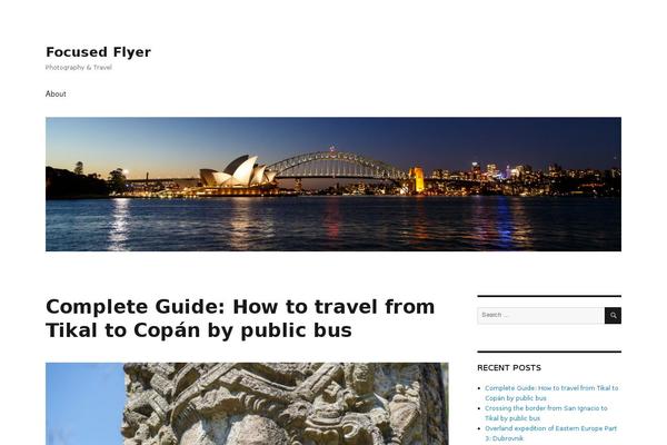 Twentysixteen-child theme site design template sample