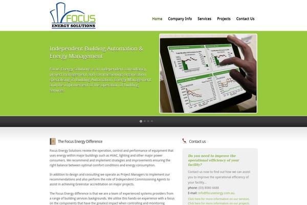Inspire theme site design template sample