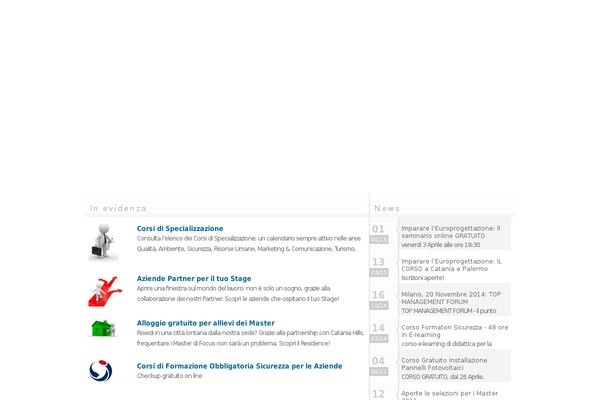 Focus theme site design template sample