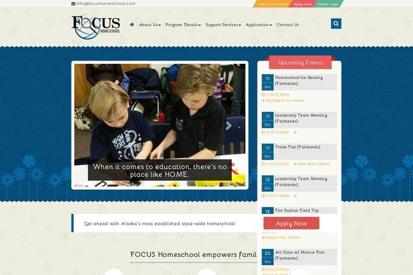 focushomeschool.org site used Focus-home