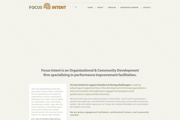 Brix theme site design template sample