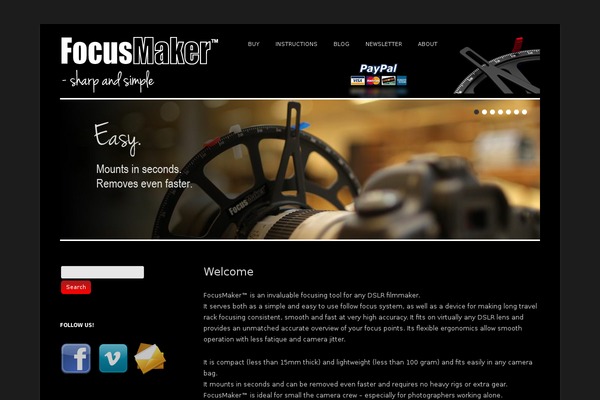 focusmaker.com site used Twentytwelve_child