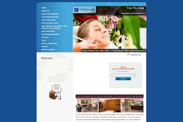 Freshstart theme site design template sample