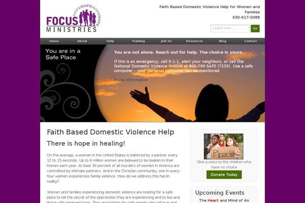 focusministries1.org site used Responsive