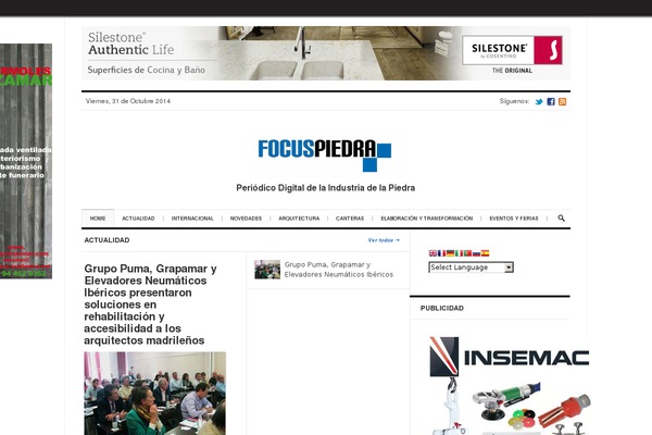 Daily Press theme site design template sample
