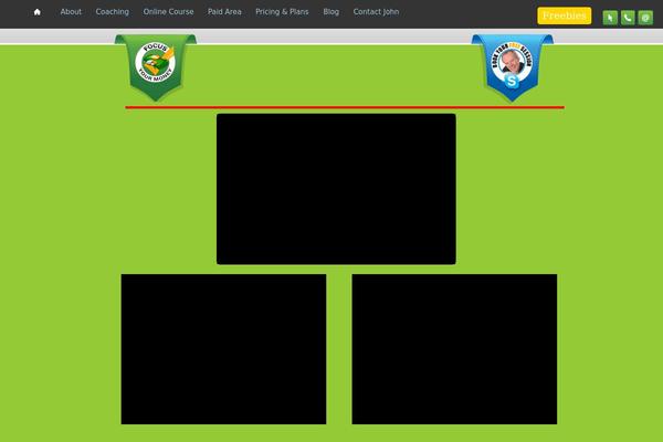 BlackBird theme site design template sample