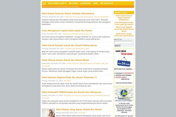 Flat728 theme site design template sample