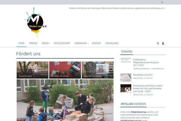 Curated theme site design template sample