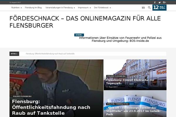 Site using Theia-post-slider plugin
