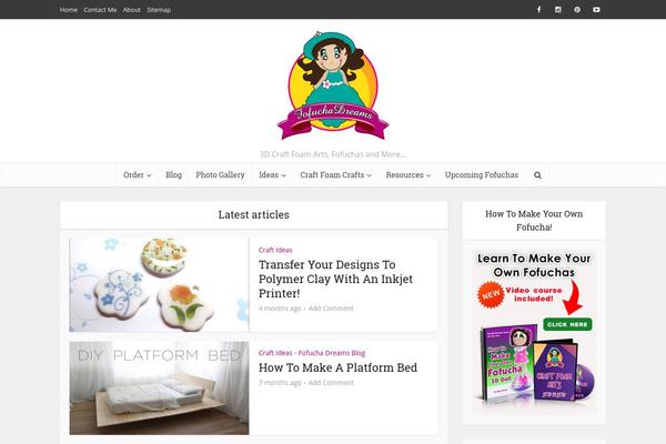 Artificer theme site design template sample