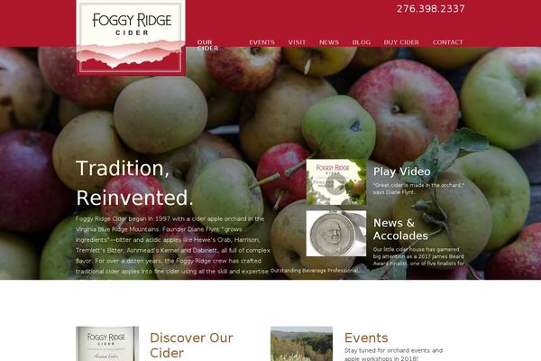 foggyridgecider.com site used Foggyridgenarrow