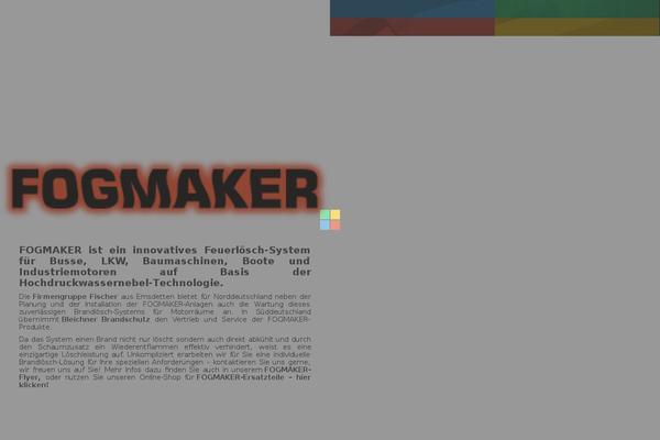 fogmaker.de site used Fogmaker