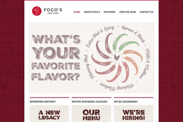 BBQ theme site design template sample