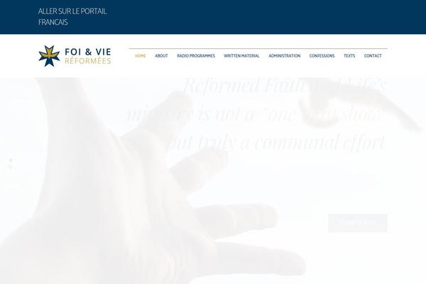 The-core-child theme site design template sample