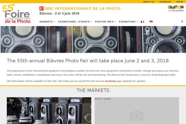 Fluida theme site design template sample