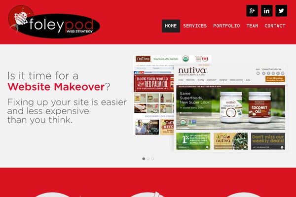 foleypod.com site used Pro-child