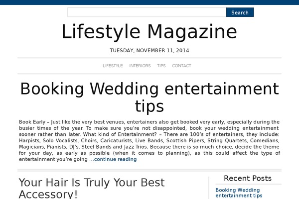 NewsFrame theme site design template sample