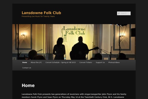 folkclub.org site used Twentyeleven_child
