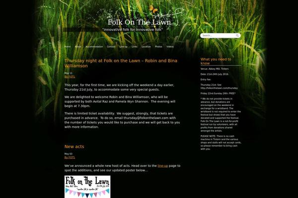 Greener Side theme site design template sample