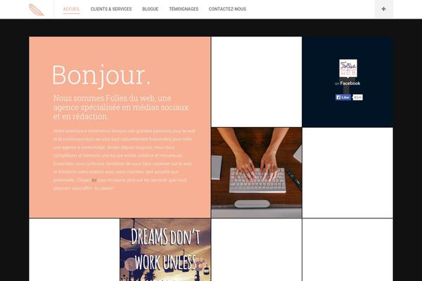 Dw-fixel theme site design template sample