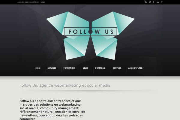 Site using Elementor plugin