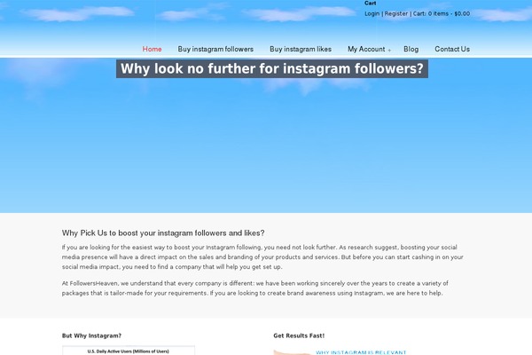 Site using Facebook Like Box plugin