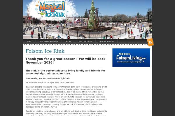 Snowblind theme site design template sample