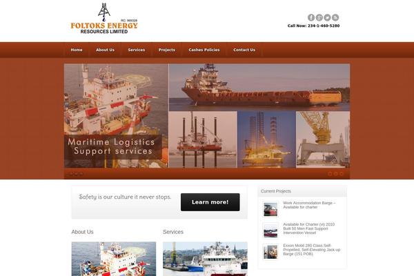 Akita theme site design template sample