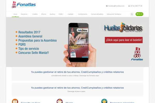 Astrum theme site design template sample