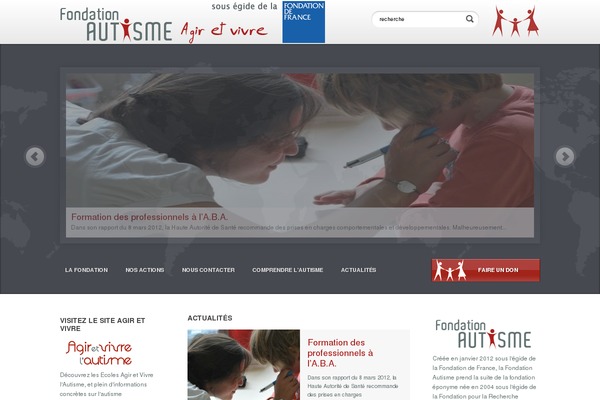 fondation-autisme.org site used Fondation