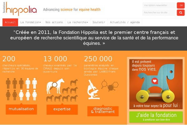 fondation-hippolia.org site used Hippolia-bootstrap