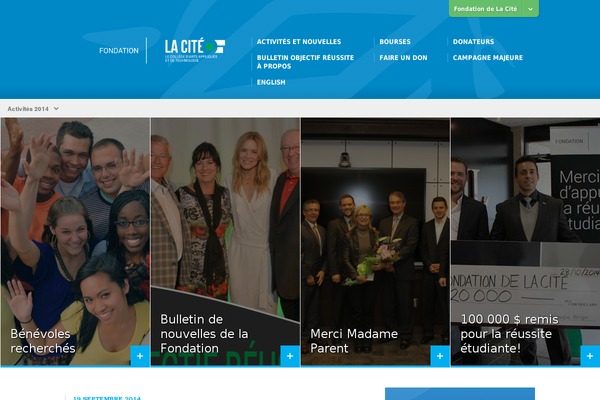 fondationdelacite.ca site used Fondation
