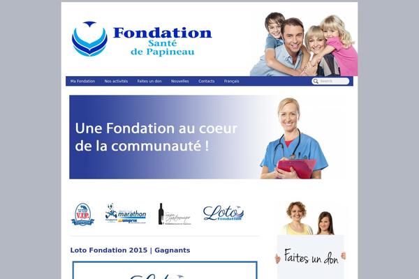 fondationsantedepapineau.ca site used PageLines