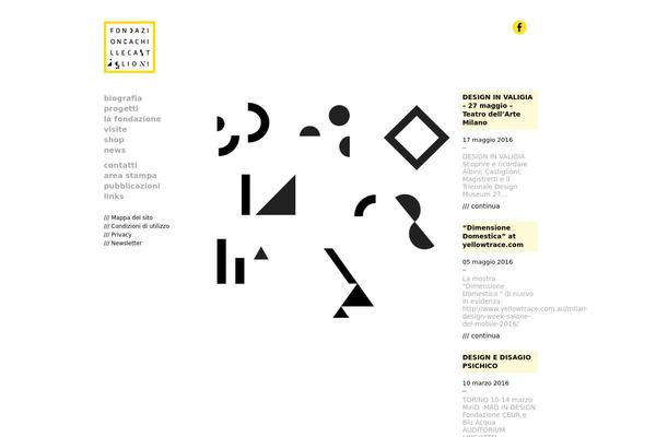 fondazioneachillecastiglioni.it site used Fondazione